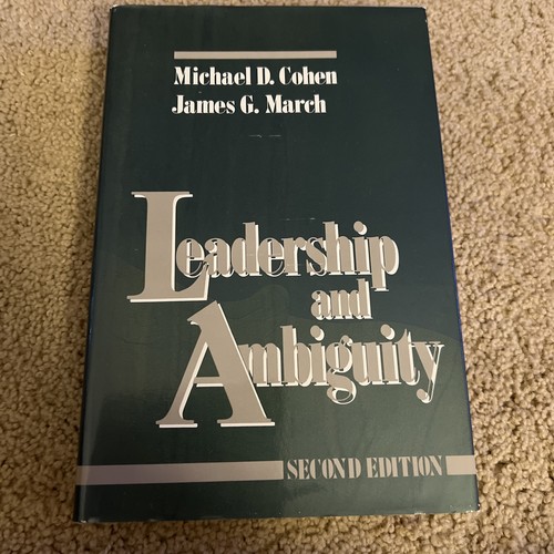 Leadership and ambiguity - and, by